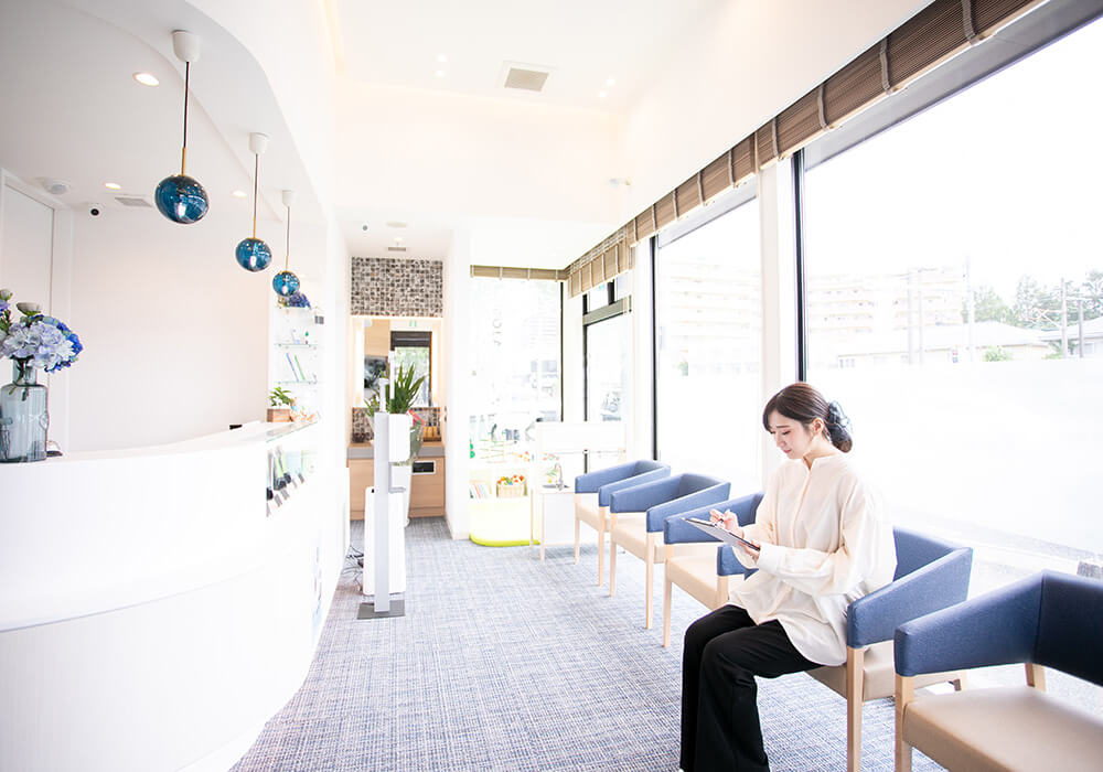 リラックスして診療・通院していただける待合室・診察室